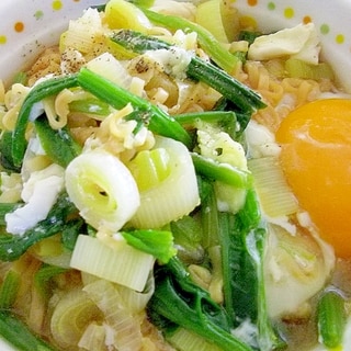 にんにく生姜で元気もりもり♪チキンラーメン